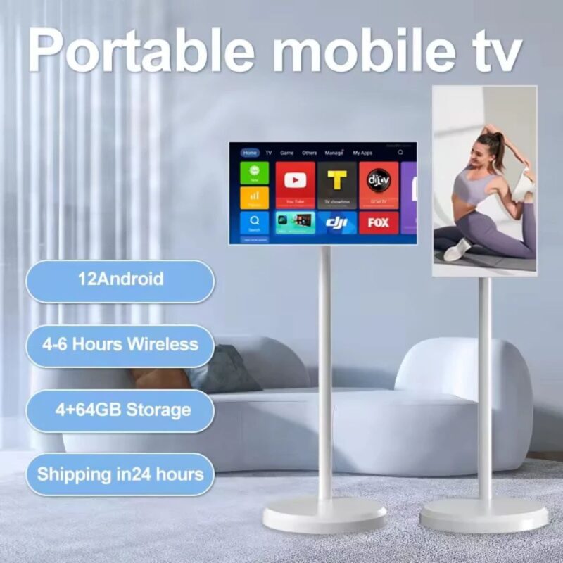 Téléviseur Design sur Pied Rotatif 360° – Image 4