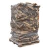 bois de chauffage 25 cm ballot sur palette 2 m3